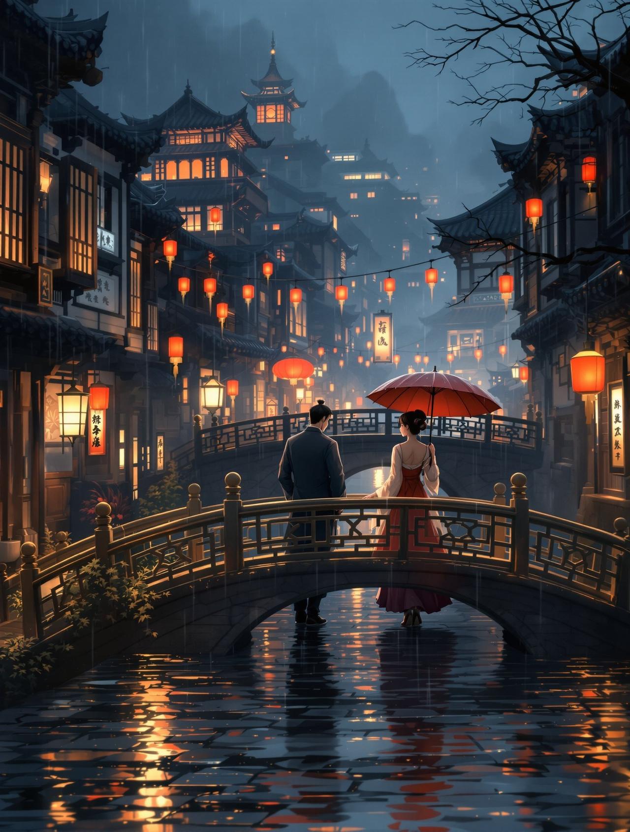 第一动漫网 - 长安夜雨 第一动漫网 - 长安夜雨:千年长安,一场雨困住了两个人